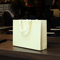 Proses Pelapisan Film Tas Kertas Kraft dengan Pegangan Tali Katun Twill Lebar, Desain Tas Belanja Kertas, Pegangan Tas Kertas Kerajinan, Logo Custom