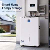 Batterie de stockage d'énergie solaire LiFePO4 empilable 51,2 V 600 Ah 30 kWh pour station d'énergie domestique, service longue durée, alimentation de secours commerciale