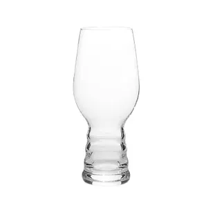 Mixed craft beer glass with special bottom IPA beer glass tasting