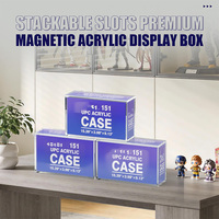 Boîte de rangement pour cartes Elite Trainer en acrylique de haute qualité, résistante aux UV, avec couvercle magnétique, boîte de rangement en acrylique Pokémon 30e E/TB.