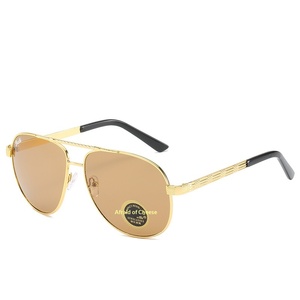 Lunettes de soleil transfrontalières 1913 colorées et originales, nouvelles lunettes de soleil pour hommes UV400 à monture complète, tendance, pour la conduite, à double pont, style œil de <span class=keywords><strong>crapaud</strong></span> - Product Image 5