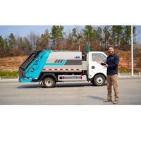 Camion à ordures électrique 4x2 5m³ à énergie nouvelle