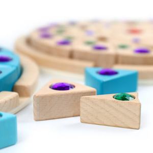 Jouets Montessori empilables <span class=keywords><strong>en</strong></span> <span class=keywords><strong>bois</strong></span> diamant verre <span class=keywords><strong>arc</strong></span>-<span class=keywords><strong>en</strong></span>-<span class=keywords><strong>ciel</strong></span> créatifs unisexe pierres précieuses étincelantes bloc empileur Grimms <span class=keywords><strong>en</strong></span> <span class=keywords><strong>bois</strong></span> pour enfants - Product Image 4