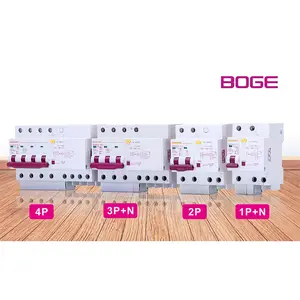 Bộ Ngắt Mạch 3 Pha Dòng Điện Dư BOGE Factory 6A 10A 25A 32A 63A RCCB RCBO ECB