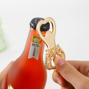 Crown Bottle Opener Zinc Alloy Portable Beer Opener Gift For <b>Party</b> Bar Tools - Product Image 2