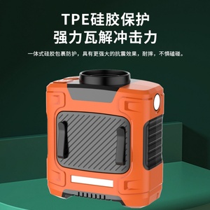 Ventilador de cuello USB para exteriores, mini ventilador portátil recargable para colgar en la cintura - Product Image 4