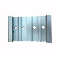 OEM CNC pièces de machine alliage d'aluminium CNC pièces bloc armoire feuille couvercle profilé led lampcase cadre dissipateur thermique