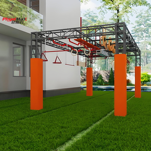 Équipement de parcours d'obstacles professionnel OCR <span class=keywords><strong>Ninja</strong></span> <span class=keywords><strong>Warrior</strong></span> pour jardin, vente directe d'usine pour adolescents et adultes - Product Image 1