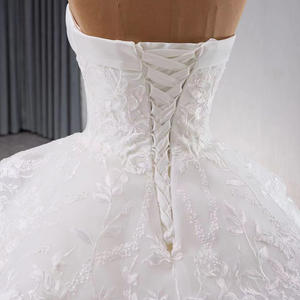 Jancember 241118 Princess Sweetheart Lace Embroidery Wedding <b>Ball</b> <b>Gown</b> Dresses - Product Image 6