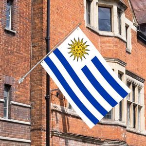 Drapeau Uruguay 3x5 pieds en polyester avec deux œillets en laiton, simple couche, pour décoration intérieure et extérieure - Product Image 3