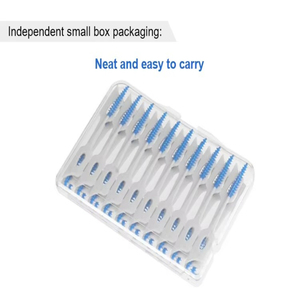 Soft Silicone Interdental Brush Reusable Teeth <b>Gap</b> Cleaner for Oral Hygiene and Gum Care - Product Image 6