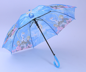 ร่มเด็กกึ่งอัตโนมัติลายการ์ตูน โพลีเอสเตอร์ ทรงตรง สำหรับเด็กนักเรียน ขนาด 18 นิ้ว 8 ซี่โครง โครงโลหะ ยืดหดได้ - Product Image 6