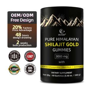 OEM DUOZI Gummies au Shilajit Or de l'Himalaya Soutien Énergétique 3000mg, Ashwagandha Pur, Complément Alimentaire pour Adultes - Product Image 1