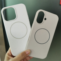 GSCASE Etui en silicone liquide pour téléphone Chargement sans fil Etui en silicone pour IPhones 15 Pro Max 16 Pro 17 Air 13 Pro Max