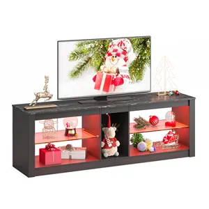 BESTIER Cảnh Giáng Sinh Hiện Đại Đồ Nội Thất Phòng Khách Nổi Tv Bằng Gỗ Đứng Console Tủ Bảng Cho Phòng Ngủ