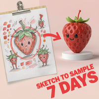 Op maat gemaakte hars aardbeienfiguren schattige fruitfiguren blind box designer speelgoed OEM fabrikant