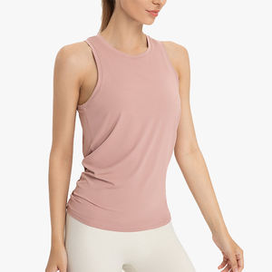 Top Deportivo Holgado de Verano para Mujer, para Correr, Aeróbic, Fitness, Espalda Descubierta, Ropa de Yoga, Sin Mangas - Product Image 1