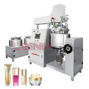 Best Price Automatic Vacuum Emulsifier Mixer Homogenizer Cosmetic Dish Washing Liquid Making Machine Chemical Cosmetic Food