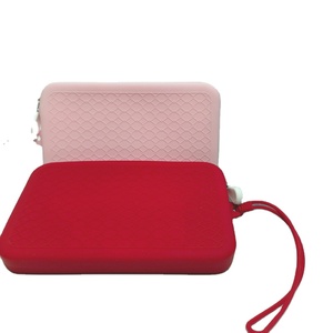 Customized Logo Silicone Travel Brush Portable <b>Bags</b> Lipstick Silicone Accessories <b>Storage</b> Pouch - Product Image 5