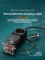 Multiprise standard européenne, prise standard allemande, chargeur rapide GaN haute puissance 75W, protection contre les surtensions, prise coréenne 1,5 m