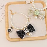 Collier pour chien avec décoration en strass DIY, bijoux pour chiens et chats, collier pour chien avec collier de perles