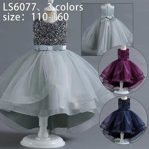 Gaun pesta ulang tahun anak perempuan, gaun Tutu putri bunga anak perempuan remaja, Gaun pita pakaian Prom - Product Image 2