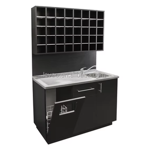Mobile Lavatesta Professionale da Barbiere Color Oro per Salone di Bellezza - Product Image 2