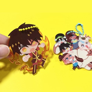 Tùy Chỉnh Phim Hoạt Hình Nhựa Rõ Ràng In Phim Hoạt Hình Acrylic Charms Móc Chìa Khóa - Product Image 5