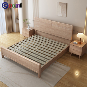 <span class=keywords><strong>Lit</strong></span> en bois massif de frêne de style rétro du milieu du siècle, <span class=keywords><strong>lit</strong></span> en bois original Goomi Home avec structure à tenons en queue d'aronde, grand <span class=keywords><strong>lit</strong></span> familial - Product Image 4