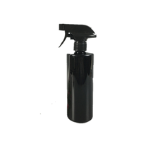 Usine 16oz 500ml HDPE plastique noir mat déclencheur vaporisateur pour le nettoyage de voiture