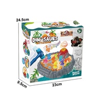 Jouet interactif de battement de dinosaures pour tout-petits, jeu éducatif Whack-a-Mole, jouet de développement précoce des capacités motrices avec lumière et son