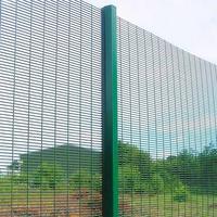 Clôture en maille de sécurité robuste 358, clôture anti-corrosion, protection périmétrique en PVC, clôture industrielle