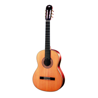 KAPOK Handmade Spanish 39-Inch High Quality Professional Classical Guitar Cedar Top Ebony Fingerboard All Solid Wood Gloss Maple