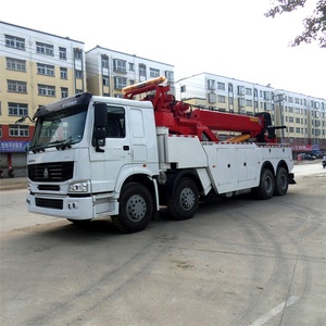Camion lourd chinois de naufrageur de sauvetage routier des meilleurs <span class=keywords><strong>prix</strong></span> HOWO 8*4 50ton - Product Image 6