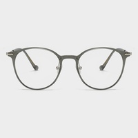 Monture de lunettes ronde transparente rouge bordeaux tendance avec coins en métal doré, légères, pour femmes, anti-lumière bleue