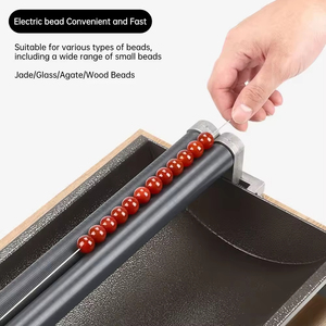Mạnh mẽ đà điểu tự động điện beading máy thu nhỏ làm bằng tay có thể điều chỉnh kim liên kết chủ đề đi qua công cụ đồ trang sức - Product Image 4