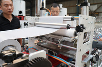 Machine de stratification d'emballage de film de PVC à grande vitesse PUR pour le panneau de mur cannelé de profils de porte de fenêtre de PVC WPC