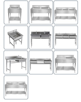 Table de travail en acier inoxydable pour cuisines commerciales, hôtels et restaurants – Prix usine, fabrication de produits