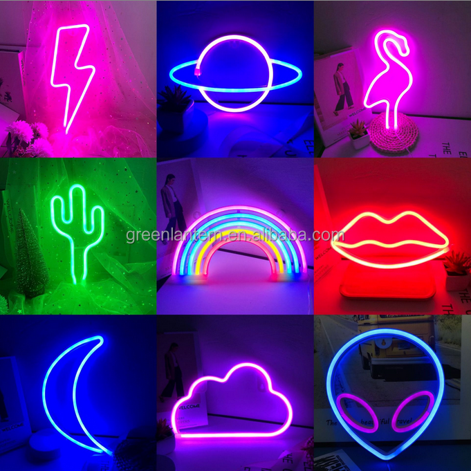 Alien Insegna Al Neon Con Gatto Alieno E UFO – Luce LED USB 40x30 Cm, Decorazione Estetica Per Camera, Nido D'Infanzia, Regalo Originale