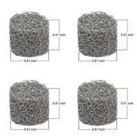 Décalcaissant pour bouilloire en acier inoxydable, boule en maille anti-calcaire en forme de donut
