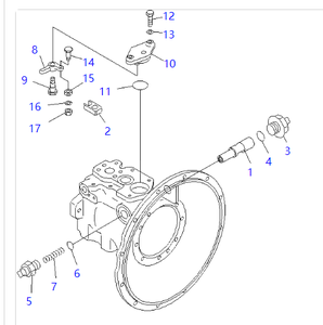 Pompe hydraulique PC75UD-3 PC75US-3 PC75UU-3 PC78US-5 708-1W-00241 708-1W-00210 pour pièces d'excavateur - Product Image 3