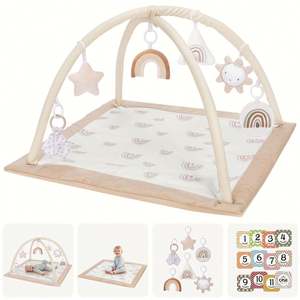 Tapis d'éveil et de jeu pour bébé pour le développement cérébral, tapis d'activités pour le temps sur le ventre, échelonné pour nouveau-né - Product Image 1