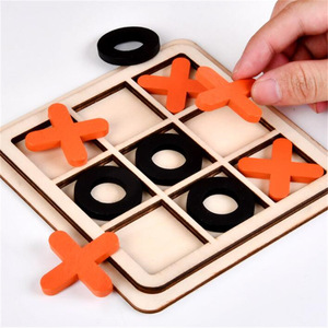 Juego <span class=keywords><strong>de</strong></span> <span class=keywords><strong>Mesa</strong></span> Educativo Personalizable <span class=keywords><strong>de</strong></span> Tic Tac Toe OX, Tablero <span class=keywords><strong>de</strong></span> Madera para Edades <span class=keywords><strong>de</strong></span> 2 a 14 <span class=keywords><strong>Años</strong></span>, 14 cm - Product Image 3