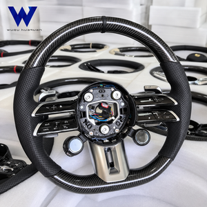 Volante in Fibra di Carbonio Multifunzionale Aggiornato e Modificato Adatto per Mercedes Benz W104 <span class=keywords><strong>W205</strong></span> W213 X166 X164 H247 X156 - Product Image 5