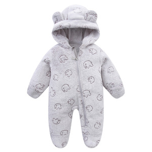Stock lot plain poliestere new born baby pagliaccetto caldo vestiti a manica lunga <span class=keywords><strong>pagliaccetti</strong></span> <span class=keywords><strong>invernali</strong></span> per bambini all'ingrosso - Product Image 5