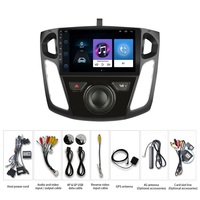 Radio de coche con pantalla de 9 pulgadas, 2 DIN, 4 núcleos, reproductor de DVD, GPS, amplificador, Carplay y Android Auto para Ford Focus 3 2012-2016