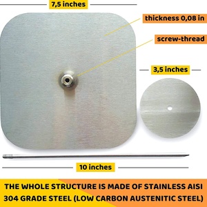 Support vertical en acier inoxydable pour brochettes de <span class=keywords><strong>viande</strong></span>, brochettes de barbecue brésilien - Product Image 2
