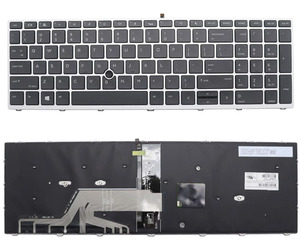 Máy tính xách tay chúng tôi Bàn phím backlit tím thay thế cho HP Probook 650 G4 650 G5 655 G4 655 G5 - Product Image 1
