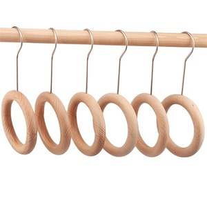 Porte-ceintures et foulards en bois, multifonctionnel, en bois et métal, pour armoire et salle de bain, usage commercial, vente en gros directe usine - Product Image 1