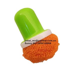 Nano fibra plato depurador no-cero almohadillas de fregado no utensilios de cocina antiadherentes anillo estropajo... colores surtidos 1pcs con 1 manejar - Product Image 1